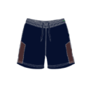 Haberdashers Knights Performance Navy & Burgundy P.E Shorts