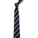 Prendergast School Double Stripe Clip-on Tie Yr 10-11